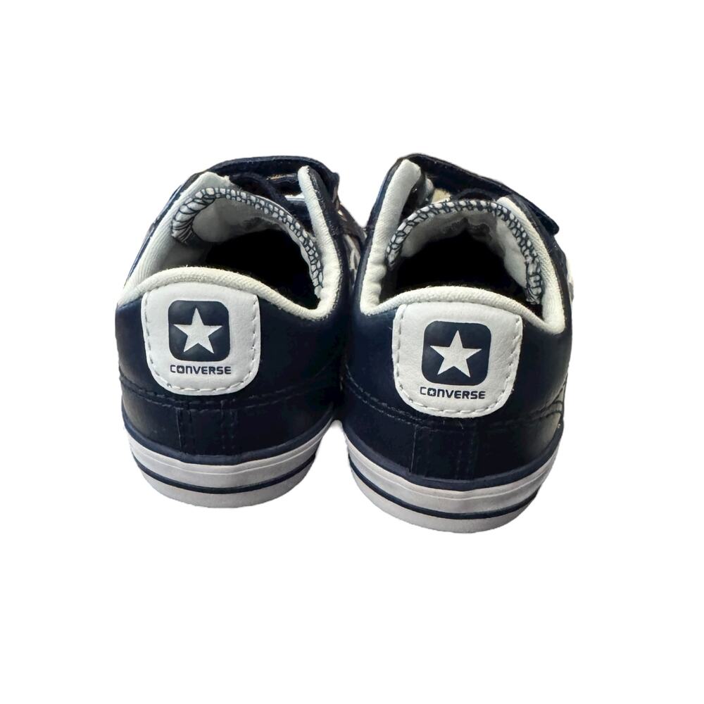 NIB Converse Star Player 2V Ox Navy White Infant Size 9 EU 25 746139C - Picture 6 of 7
